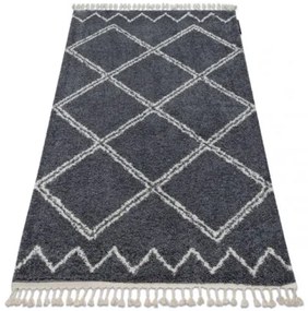 Koberec BERBER ASILA B5970 sivý / biely Fredzle berber marokánsky