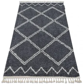 Koberec BERBER ASILA B5970 sivý / biely Fredzle berber marokánsky