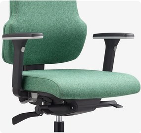 Ergonomická kancelárska stolička MOSH Elite F – zelená