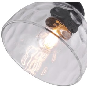 Závesné svietidlo Venice, 4x číre sklenené tienidlo