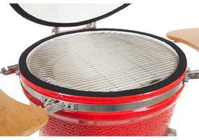 Kamado Keramický gril MAMUT SET 56cm Červený