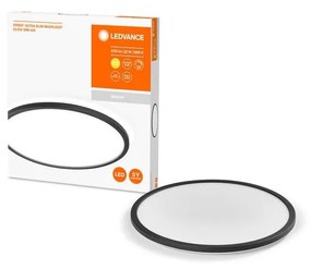 Ledvance - LED Stmievateľné stropné svietidlo ORBIS LED/22W/230V čierna