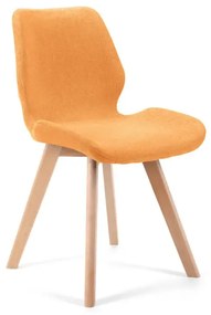 Látková čalúnená stolička GRETA Oranžová
