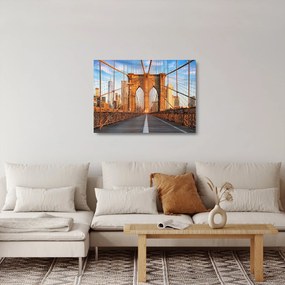 Sklenený obraz - Brooklynský most (70x50 cm)