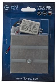 Schodiskové LED svietidlo Vox, 1x LED 0,6w, 4000k, s, pohybový senzor