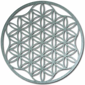 Obraz mandala na stenu z preglejky do 120 cm: Prírodná preglejka - Topoľ  natural Rozmer 50 cm 3964-49819 PR0337