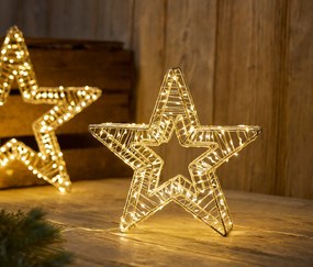 LED hviezda, 3D, do exteriéru, malá