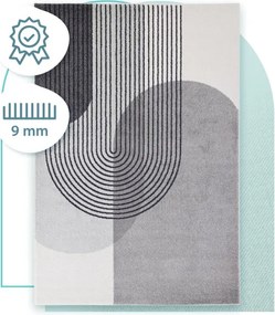 Koberec Muse MU14 sivý Retro