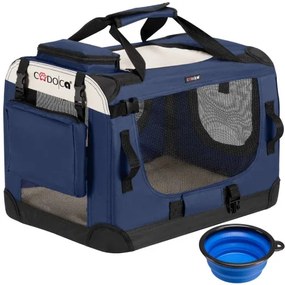 InternetovaZahrada Prenosná taška pre psa S - modrá