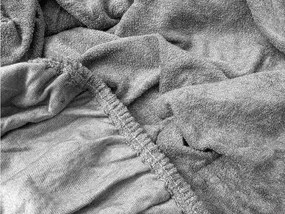 Froté plachta EXCLUSIVE sivá 180 x 200 cm