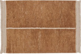 Bavlnený koberec v béžovo-tehlovej farbe 140x200 cm Duetto Toffee – Lorena Canals