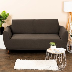 4Home Multielastický poťah na dvojkreslo Comfort hnedá, 140 - 180 cm