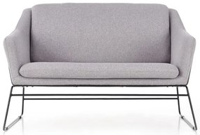 Svetlosivé relaxačné dvojkreslo HAMAR 2 XL