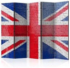 Paraván - British flag II [Room Dividers] Veľkosť: 225x172, Verzia: Jednostranný