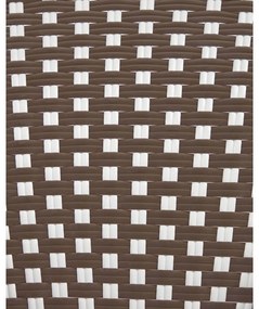 Bielo-hnedá vonkajšia stolička Kave Home Marilyn