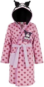 Dievčenský flísový župan Kuromi s kapucňou, 134 / 140