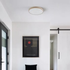 BRILAGI - stmievateľné LED svietidlo GLASS POOL DOUBLE LED/48W/230V 40 cm béžová + diaľkový ovládač