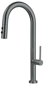 Deante BQO_D72M - Drezová batéria s vyťahovacou sprškou OLFATO titán