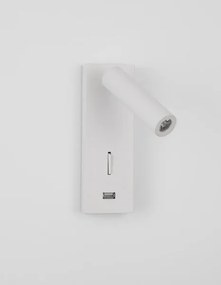 Moderné nástenné svietidlo Fuse 6 biele