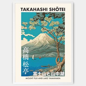 Plagát Mount Fuji and Lake Yamanaka | Takahashi Shotei