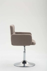 Kreslo L.A. Lounger látka - Sivo-hnedá (Taupe)