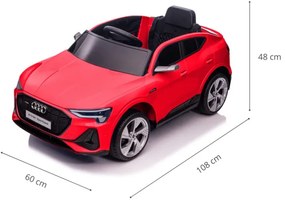 Elektrické autíčko Audi E-Tron Sportback 4x4 červené