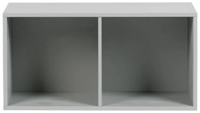 Sivá modulárna knižnica z borovicového dreva 81x41 cm Vt – vtwonen