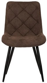 Autronic BONTEC Jedálenská stolička, hnedá, látka, CT-382 BR2 Farba: Šedá
