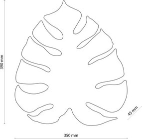 Nástenné svietidlo MONSTERA 3xG9/8W/230V čierne