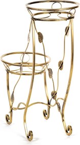 STOJAN NA KVETINÁČ JULYAN 70X50X25 CM ZLATÁ