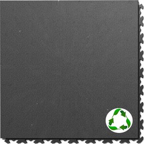 Dlaždica Fortelock Invisible ECO Classic, 468 x 468 mm, grafit/hadia koža