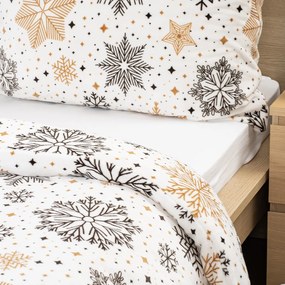 4Home Obliečky mikroflanel Golden Frost, 140 x 220 cm, 70 x 90 cm