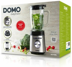 DOMO DO740BL stolný mixér so sklenenou nádobou