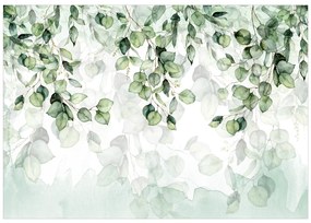 Artgeist Fototapeta - Leaves Lightness Veľkosť: 196x140, Verzia: Samolepiaca