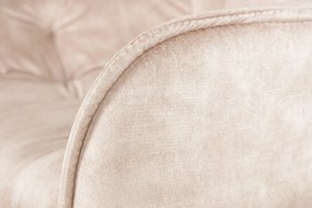 Barová stolička Milano champagne velvet