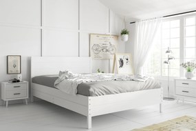 Manželská posteľ CONTINENTAL 160x200 biela