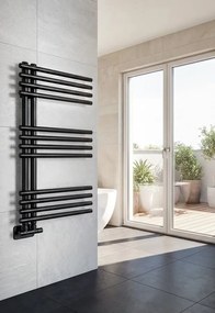 Sapho Sapho, NYMPHA vykurovacie teleso 500x800mm, čierná mat, LLN80B