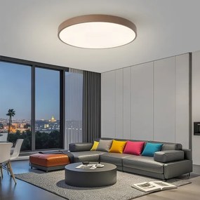 Brilagi-LED Stmievateľné svietidlo POOL SMART LED/100W/230V 80 cm Wi-Fi Tuya + diaľkový ovládač hnedé