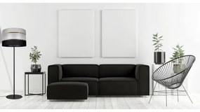 Stojacia lampa CORAL 1xE27/60W/230V čierna/šedá