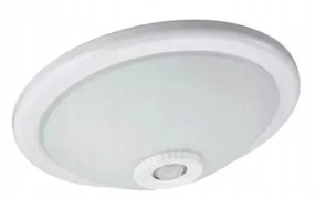 ECOLIGHT LED stropné svietidlo 2xE27 s pohybovým senzorom - sklo