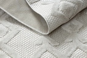 Koberec SANTO šnúrkový SIZAL 58389 romby, geometrický, zygzak beż