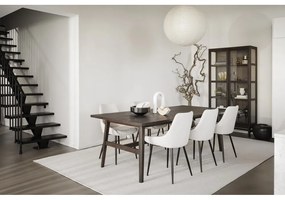 Hnedá vitrína v dekore duba s posuvnými dverami 100x203 cm Hazelton – Rowico