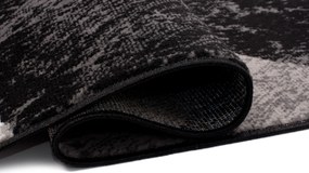 TA Koberec K855E BLACK CHEAP PP EYM Sivý Obdĺžnikový Rozmer: 80x150 cm
