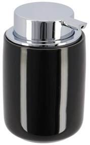 Dávkovač mydla Olivon, čierna/s chrómovými prvkami, 235 ml