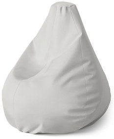 Sablio Sedací vak Pear Ľadovošedá - 70 x 95 x 15 cm