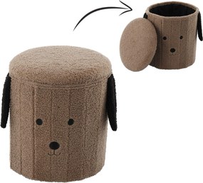 CH Taburetka s úložným priestorom Ušiak - hnedá