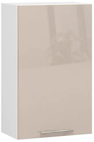 Horná kuchynská skrinka OLIWIA W 50 H720 biela / cappuccino, lesk