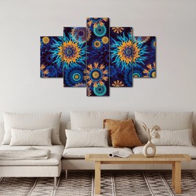 Obraz - 3D kvety (150x105 cm)