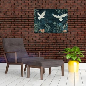 Obraz - Dve holubice (70x50 cm)