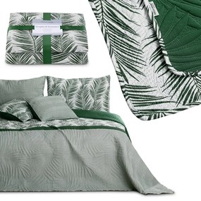 Obojstranný prehoz Tropical 170x210 cm zelený